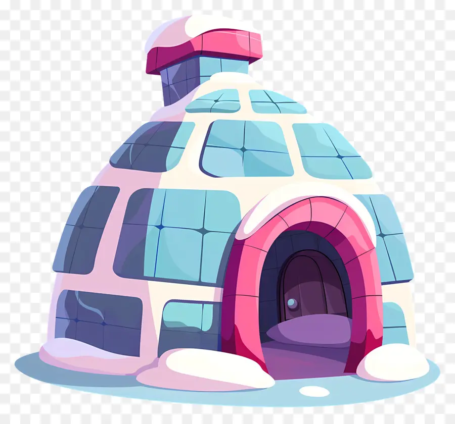 Igloo，Salju PNG