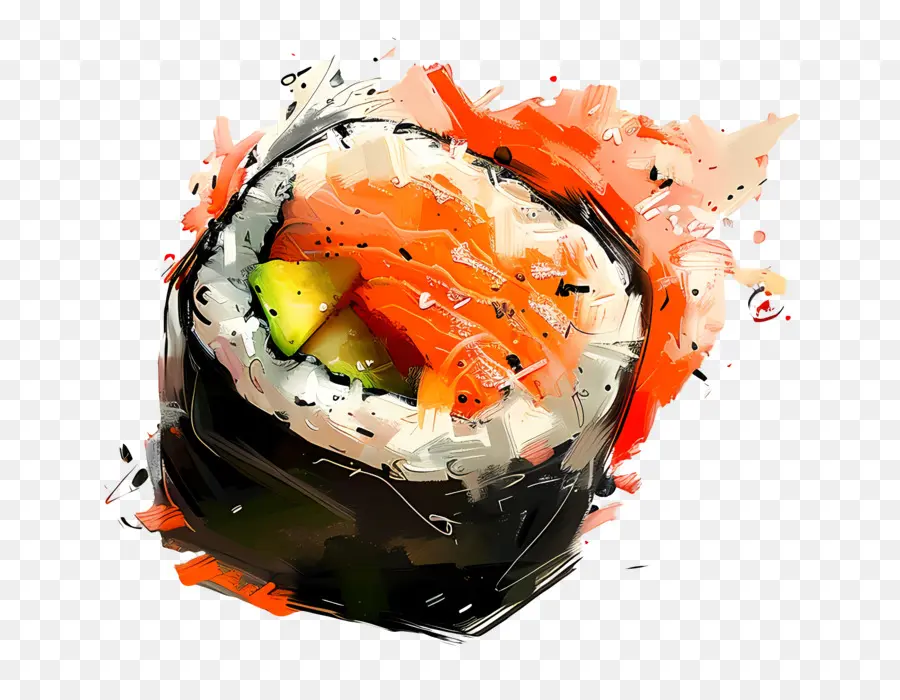 Sushi，Sushi Gulung PNG