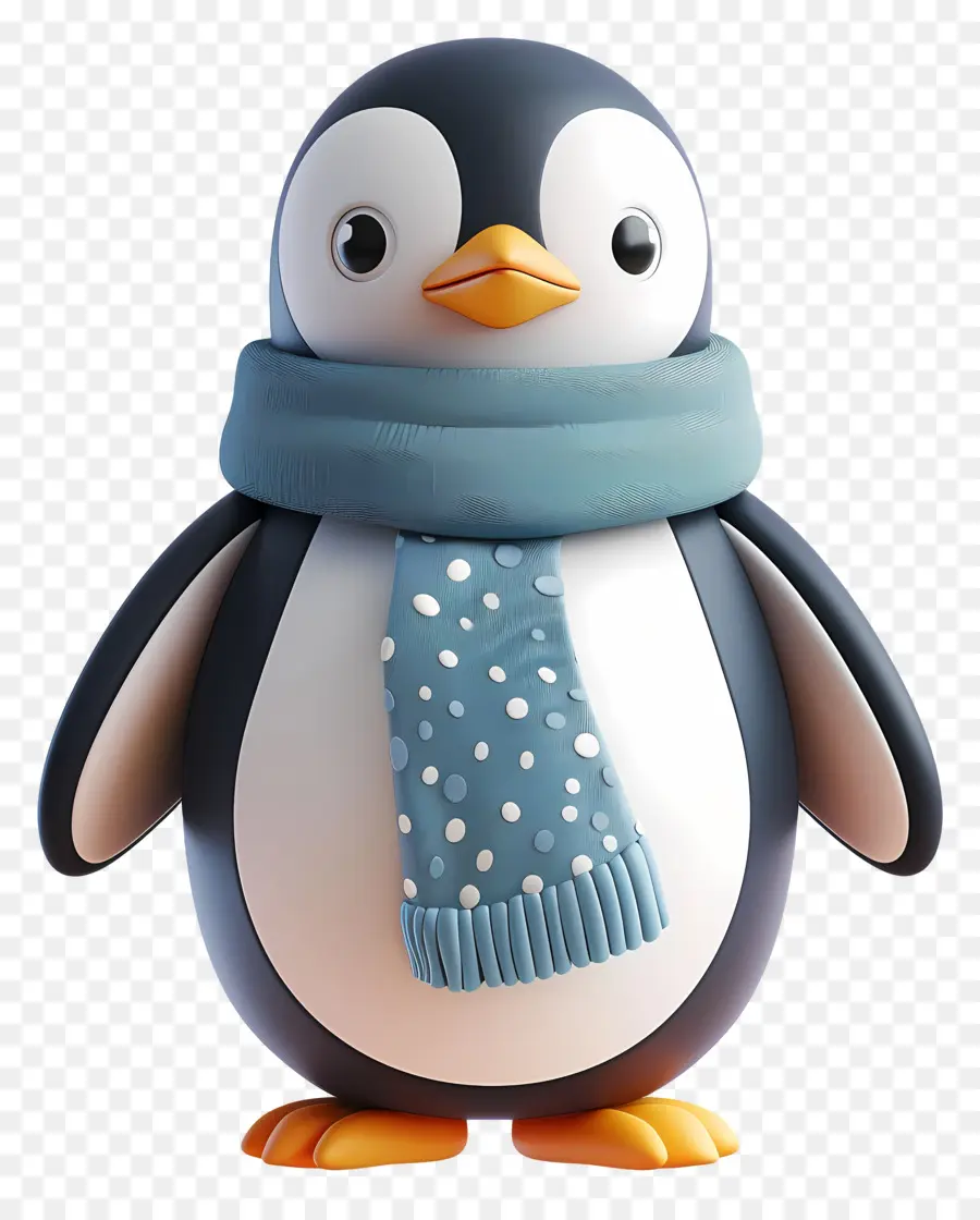 Penguin Kecil 3d，Penguin PNG