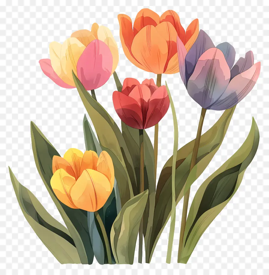 Tulip，Bunga PNG