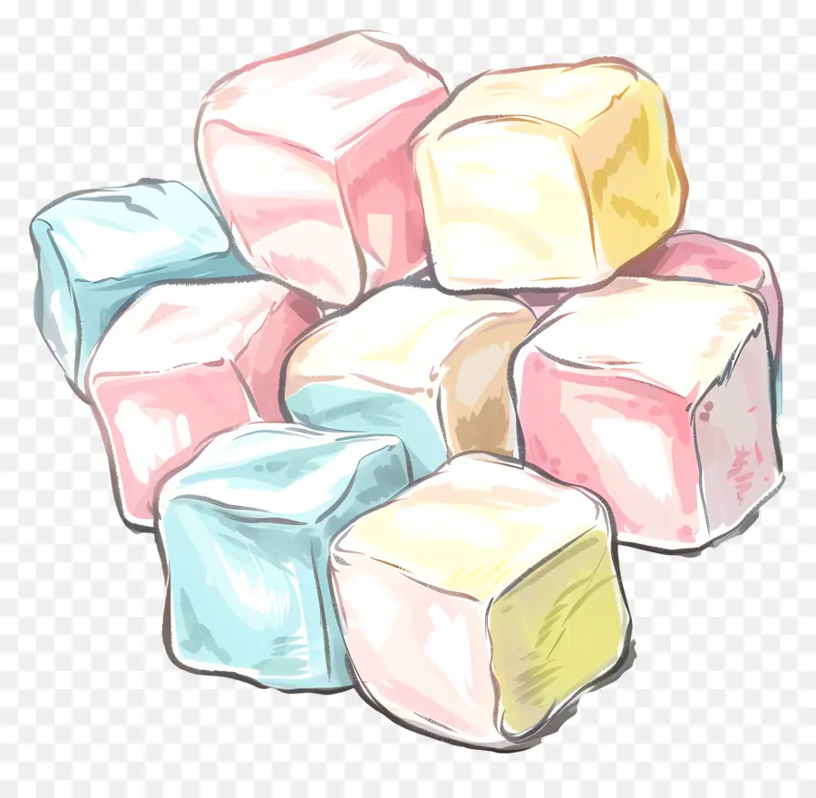 Permen Marshmallow，Marshmallow PNG