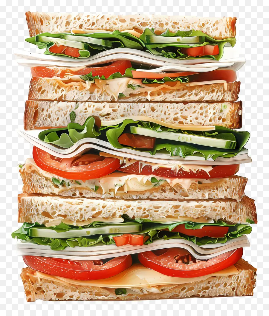 Sandwich，Makan Siang PNG