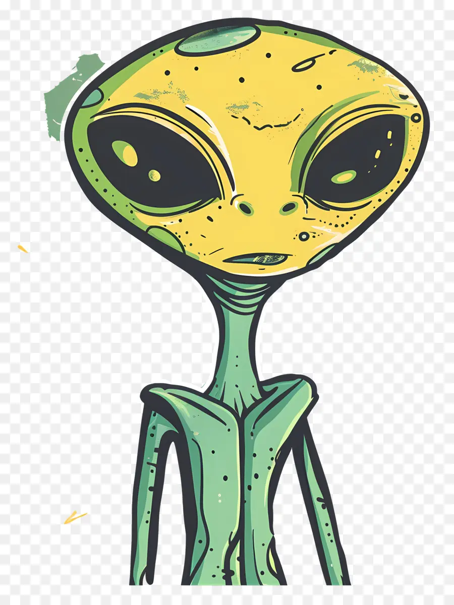 Kartun Asing，Alien PNG