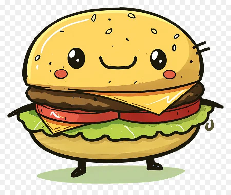 Kartun Hamburger，Hamburger PNG