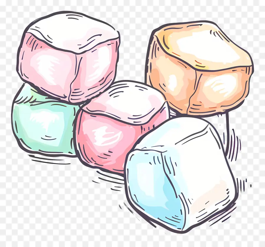 Permen Marshmallow，Marshmallow PNG