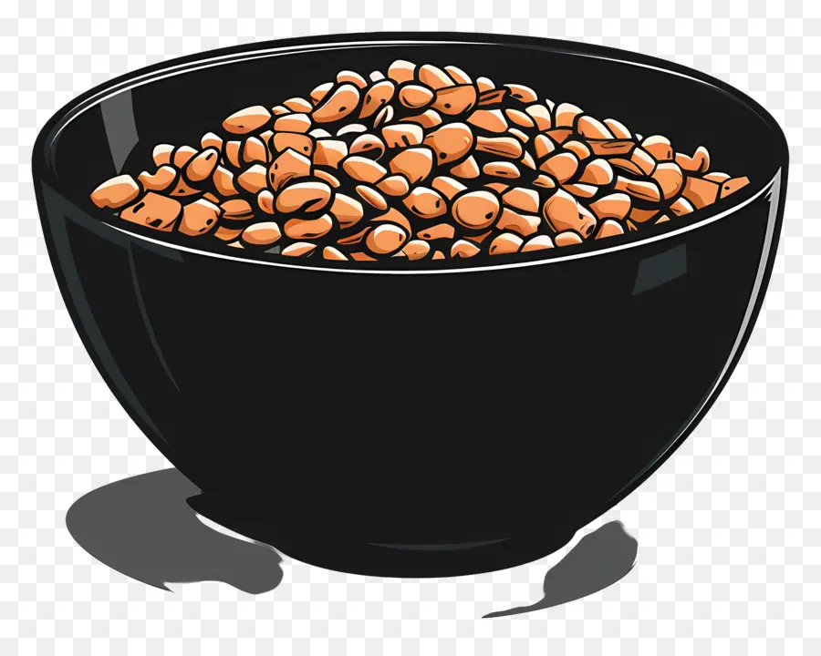 Granola，Kacang Hitam PNG