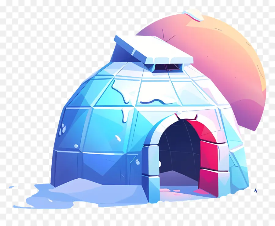 Igloo，Igloo Salju PNG