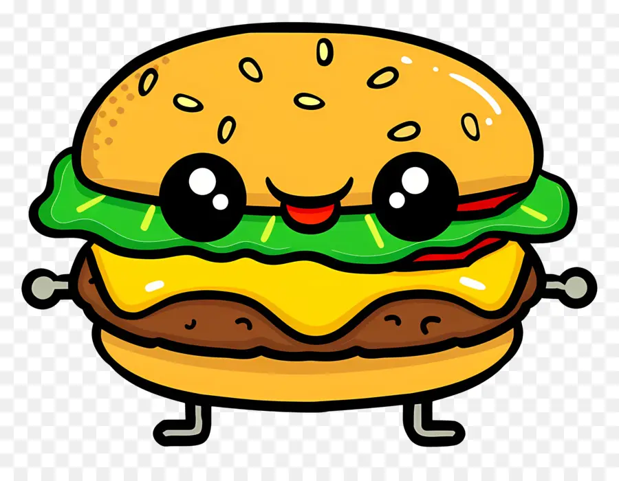 Kartun Hamburger，Kartun Burger PNG