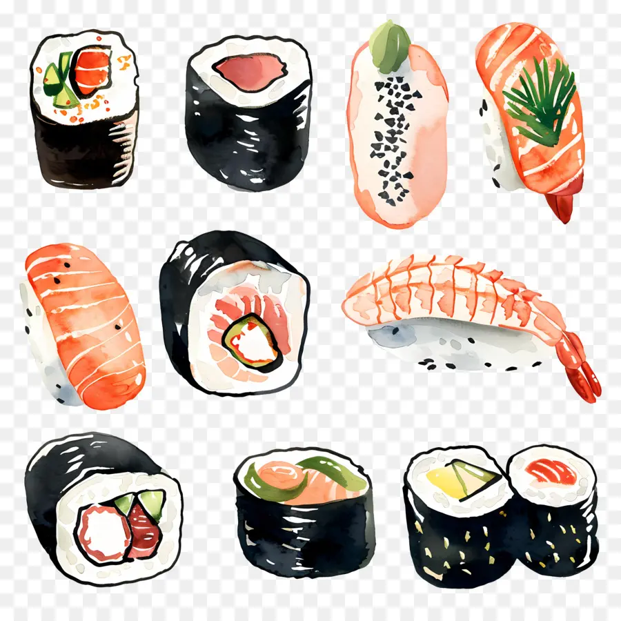 Sushi，Salmon PNG