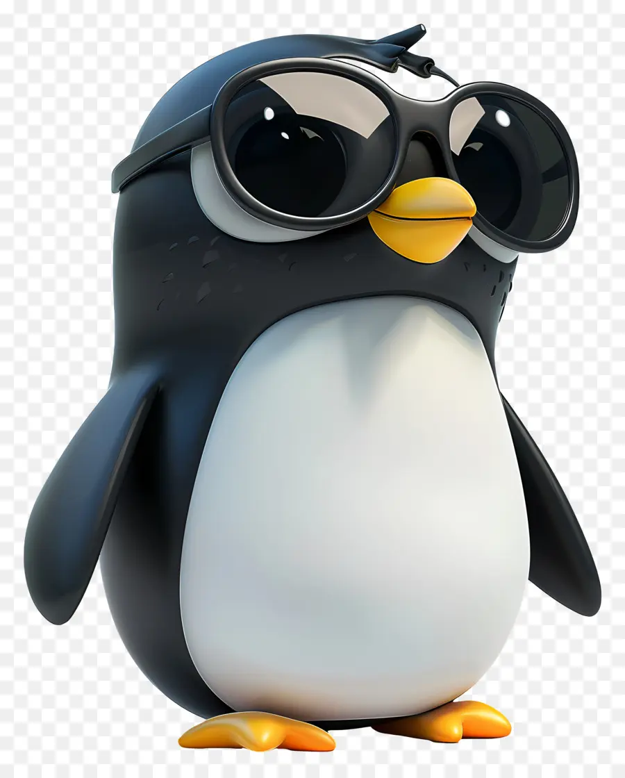 Penguin Kecil 3d，Penguin PNG