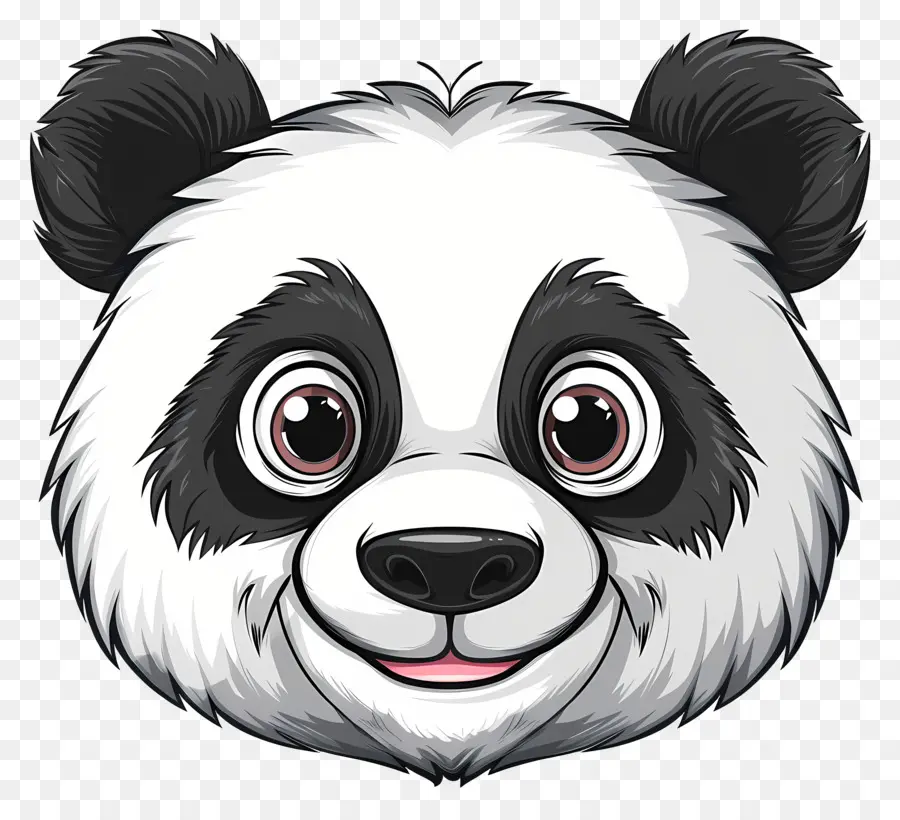 Wajah Panda Yang Lucu，Panda Bear PNG