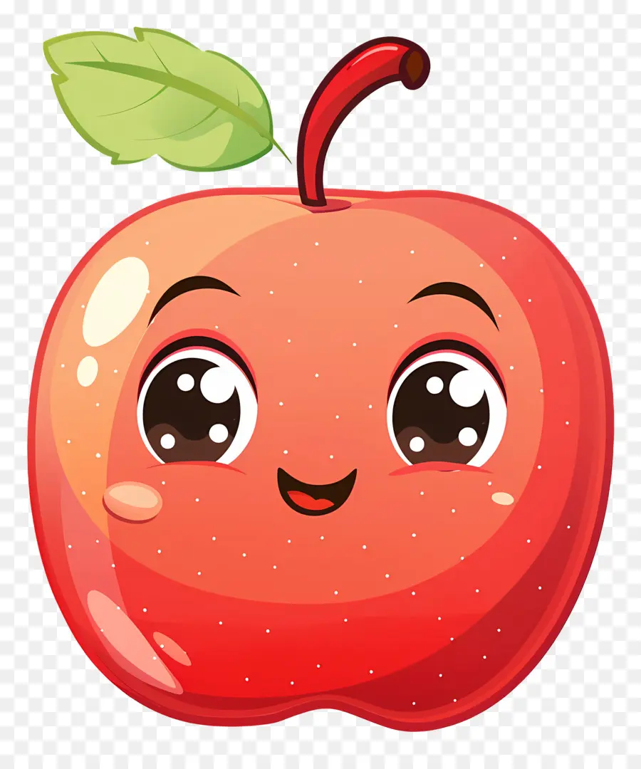 Lucu Apel，Kartun Apple PNG