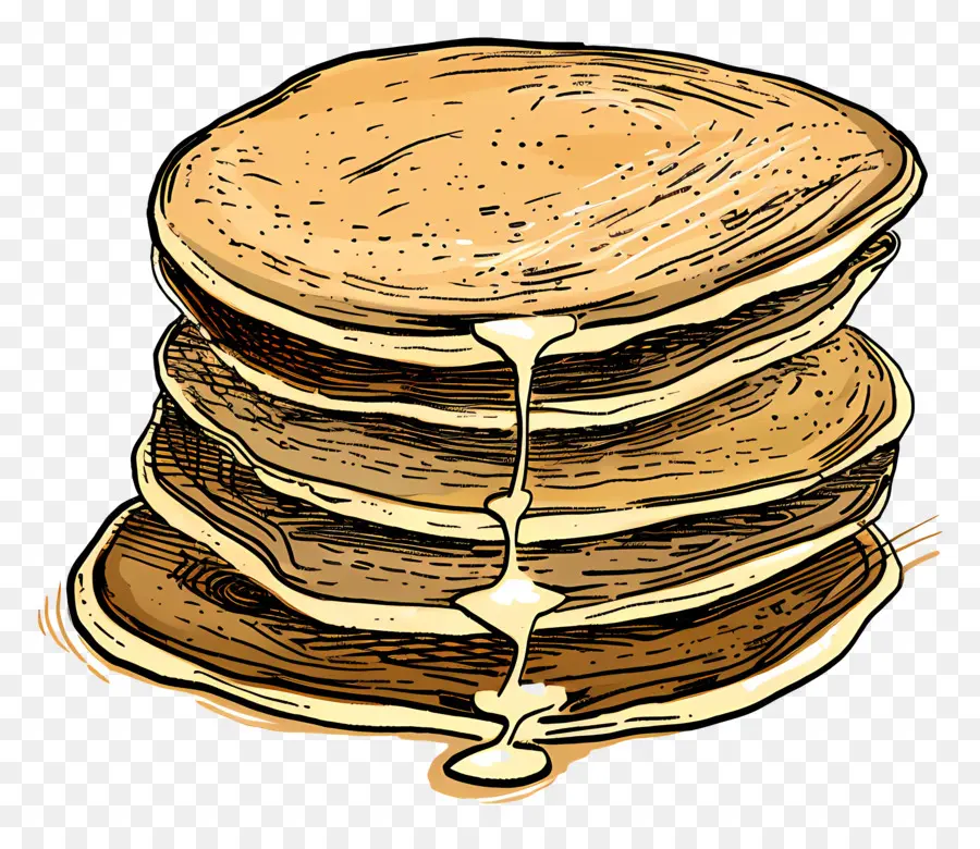 Tumpukan Pancake，Pancake PNG