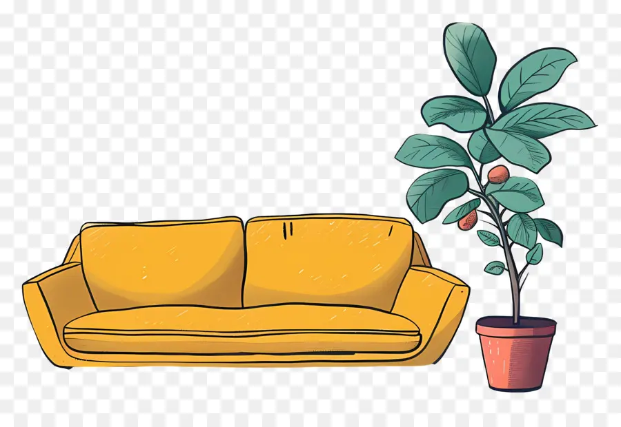 Sofa，Ruang Tamu PNG