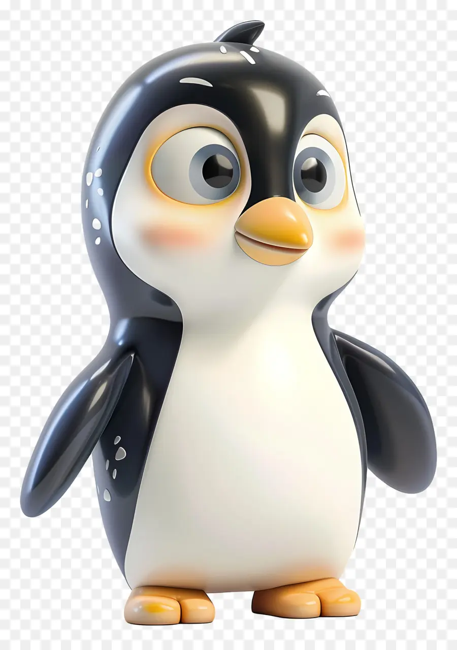 Penguin Kecil 3d，Penguin PNG