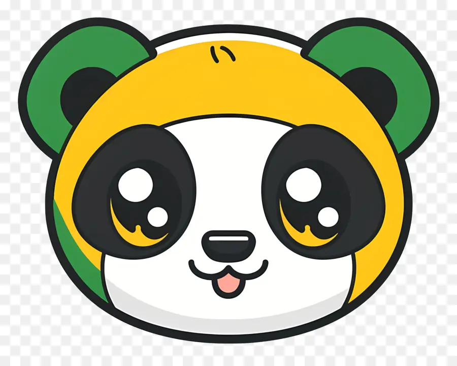 Wajah Panda Yang Lucu，Panda PNG