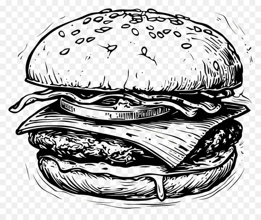 Burger，Hamburger PNG