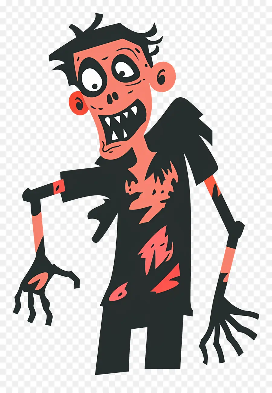 Halloween Zombie，Kartun Zombie PNG