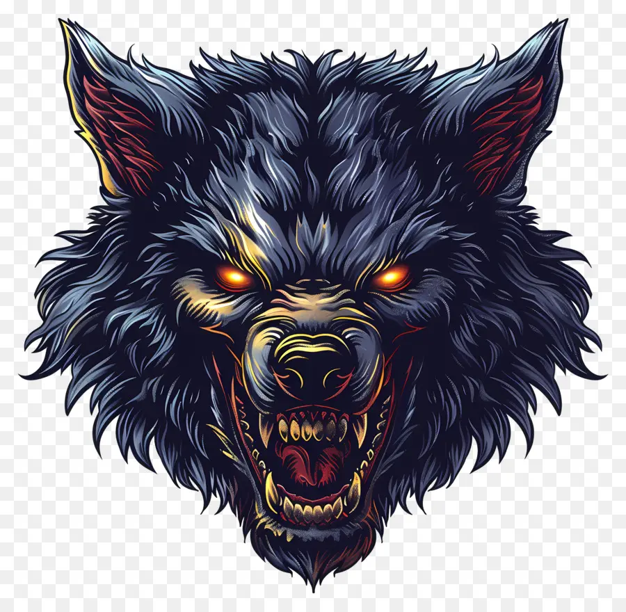 Kepala Manusia Serigala，Werewolf PNG