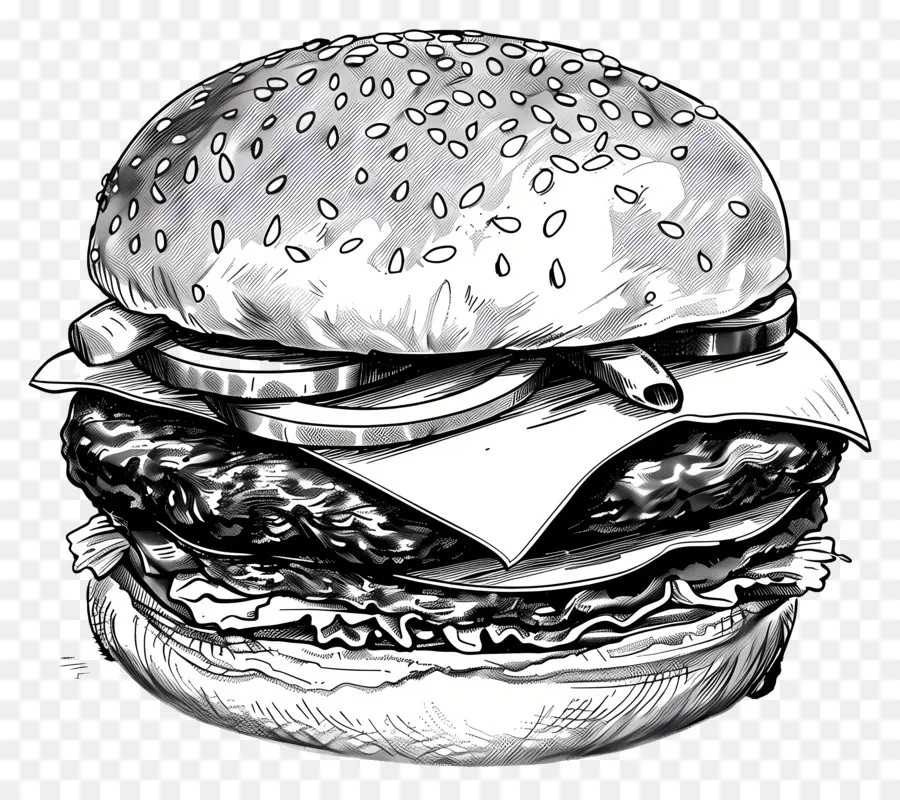 Burger，Hamburger PNG