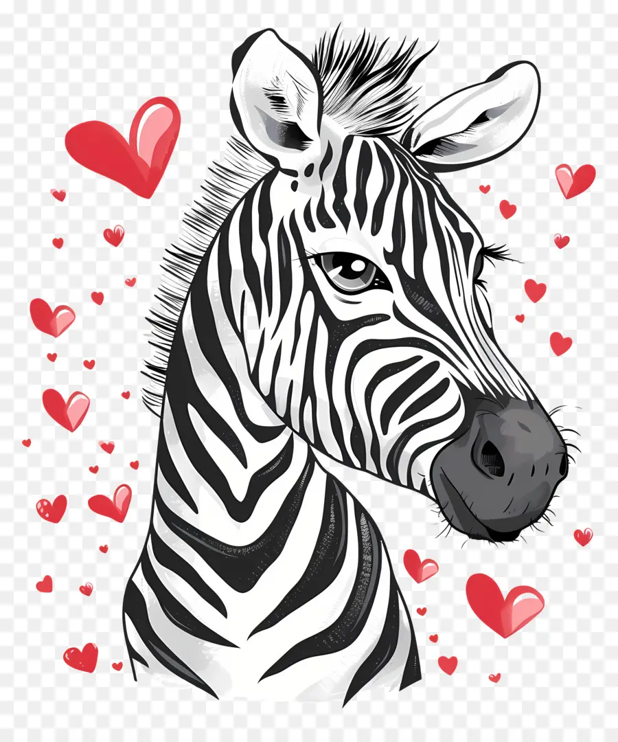 Zebra，Hati PNG