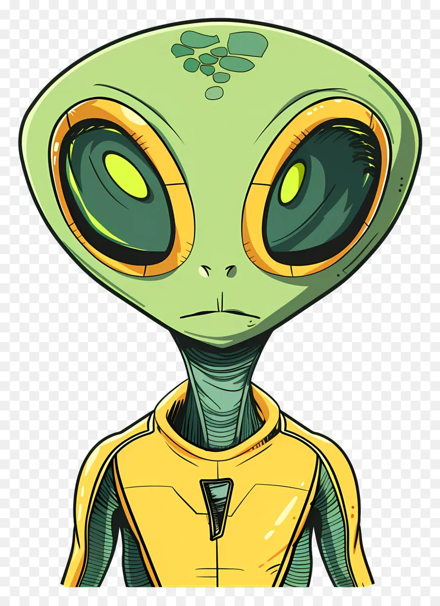 Kartun Asing，Alien PNG