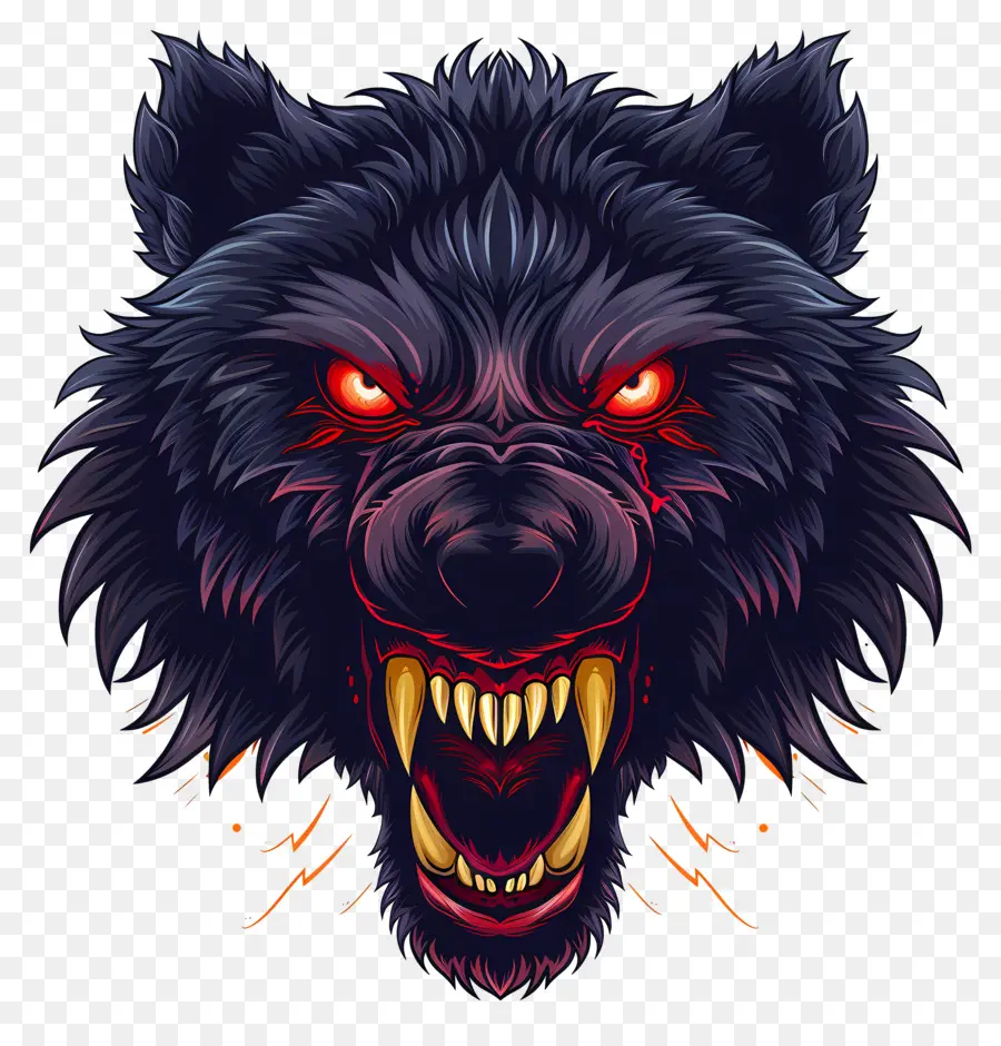 Kepala Manusia Serigala，Werewolf PNG