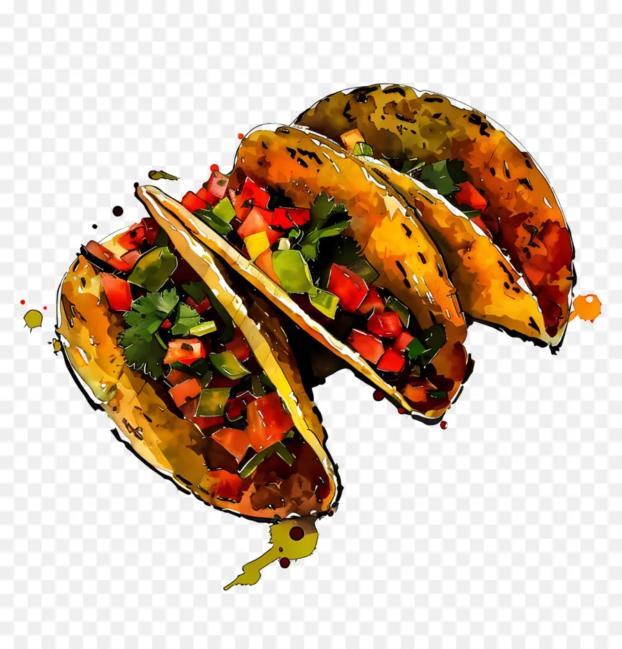 Taco，Tortilla PNG