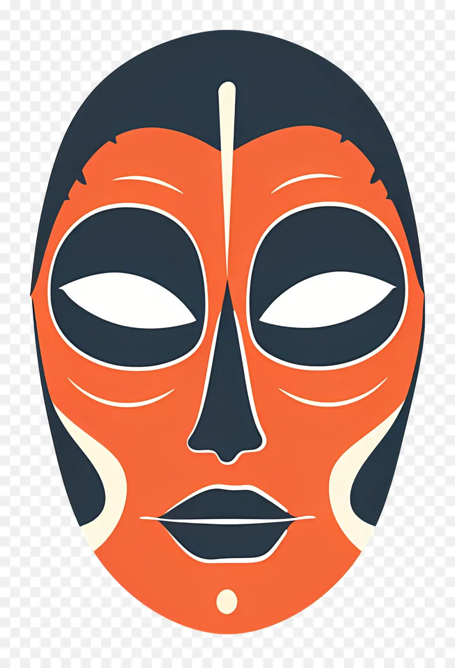 Halloween Masker，Topeng Suku Afrika PNG