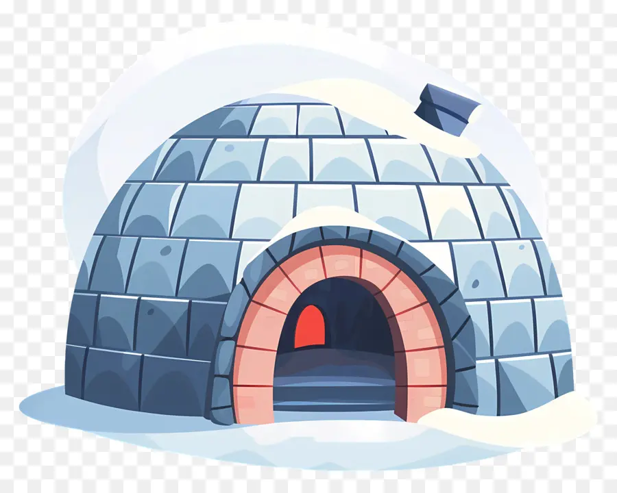 Igloo，Rumah Salju PNG