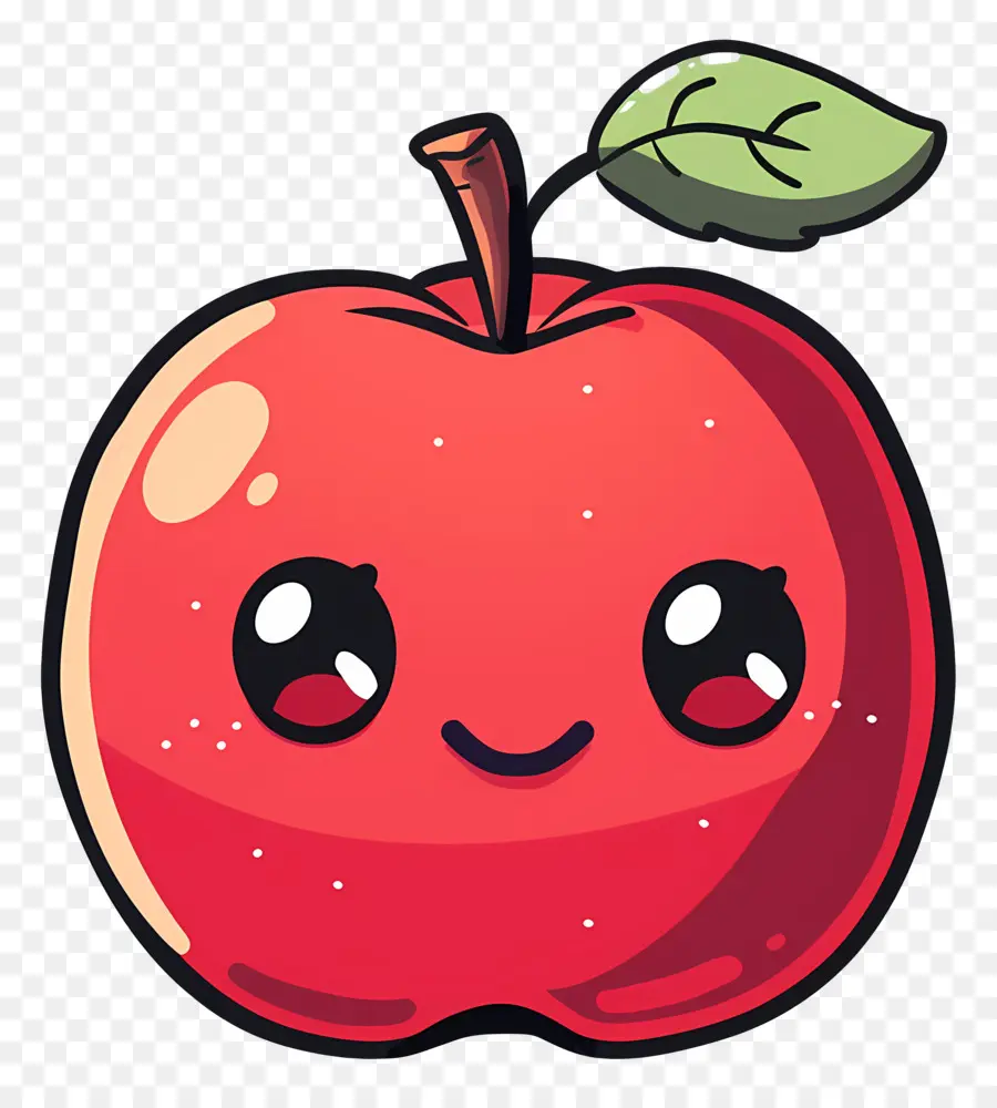 Lucu Apel，Kartun Apple PNG