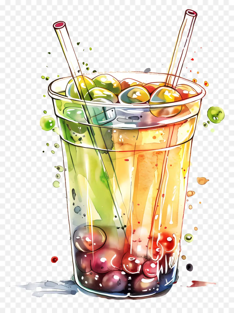 Minuman Berwarna Warni，Berwarna Warni PNG