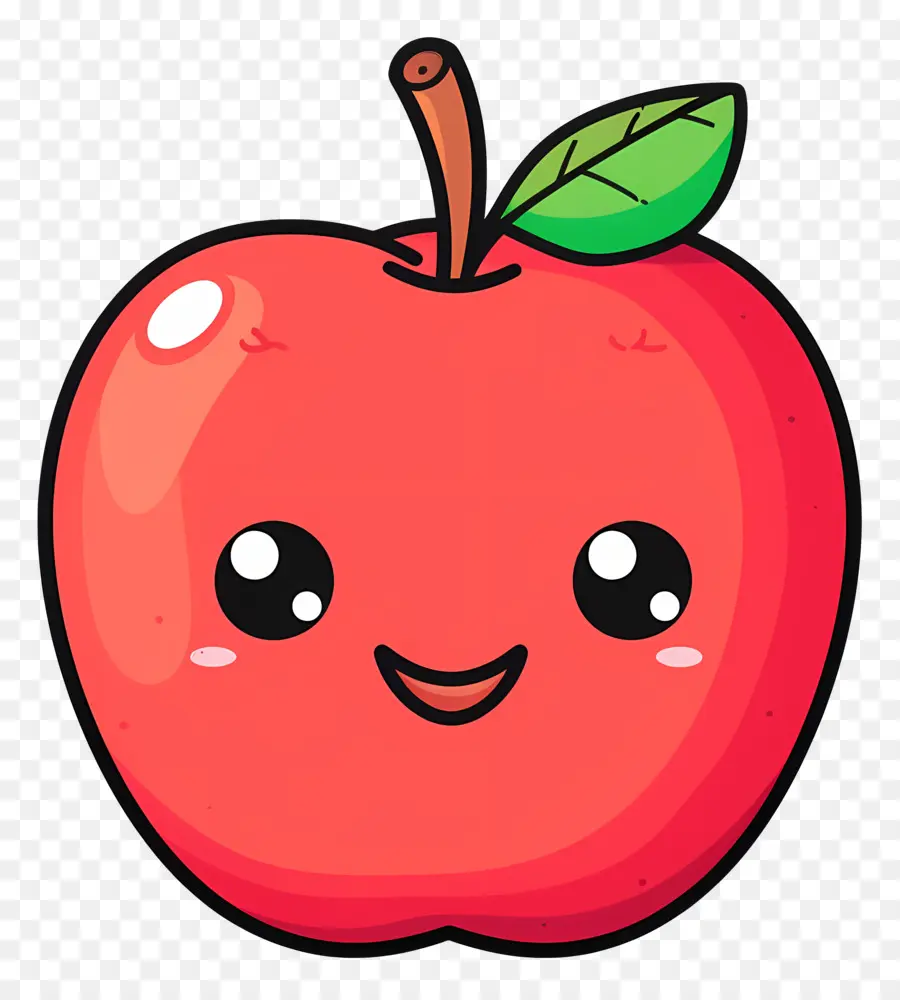 Lucu Apel，Kartun Apple PNG