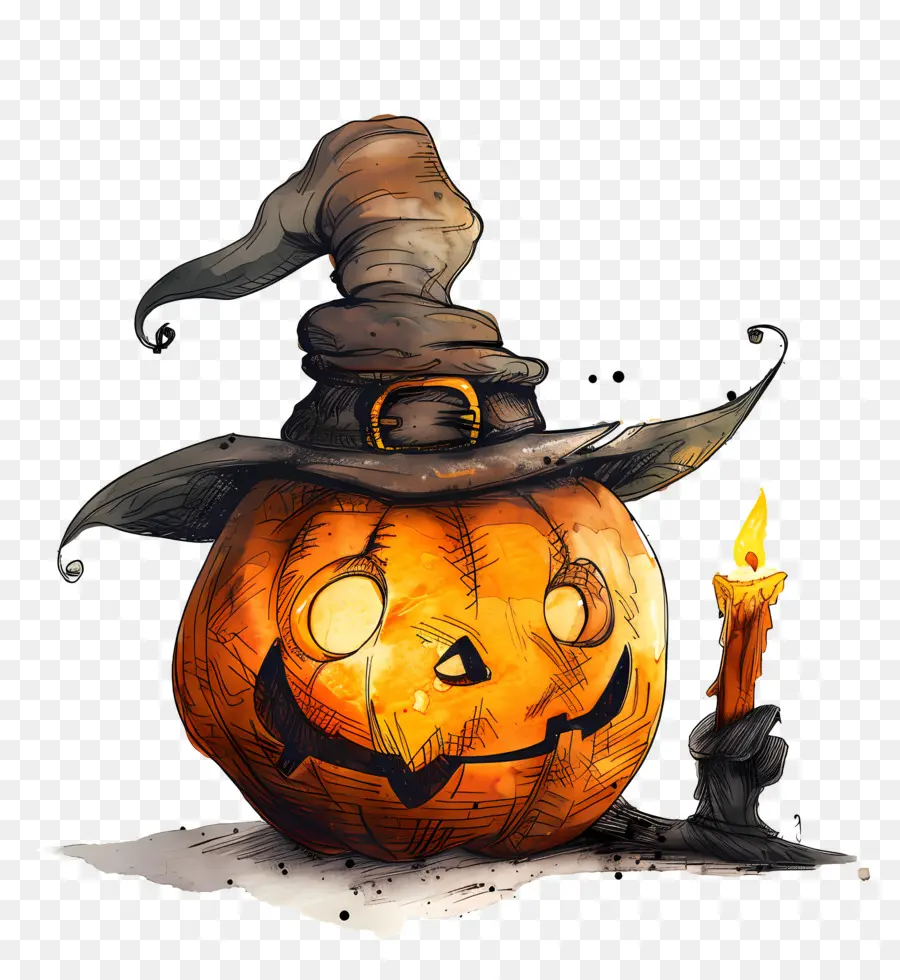 Labu Halloween，Labu PNG