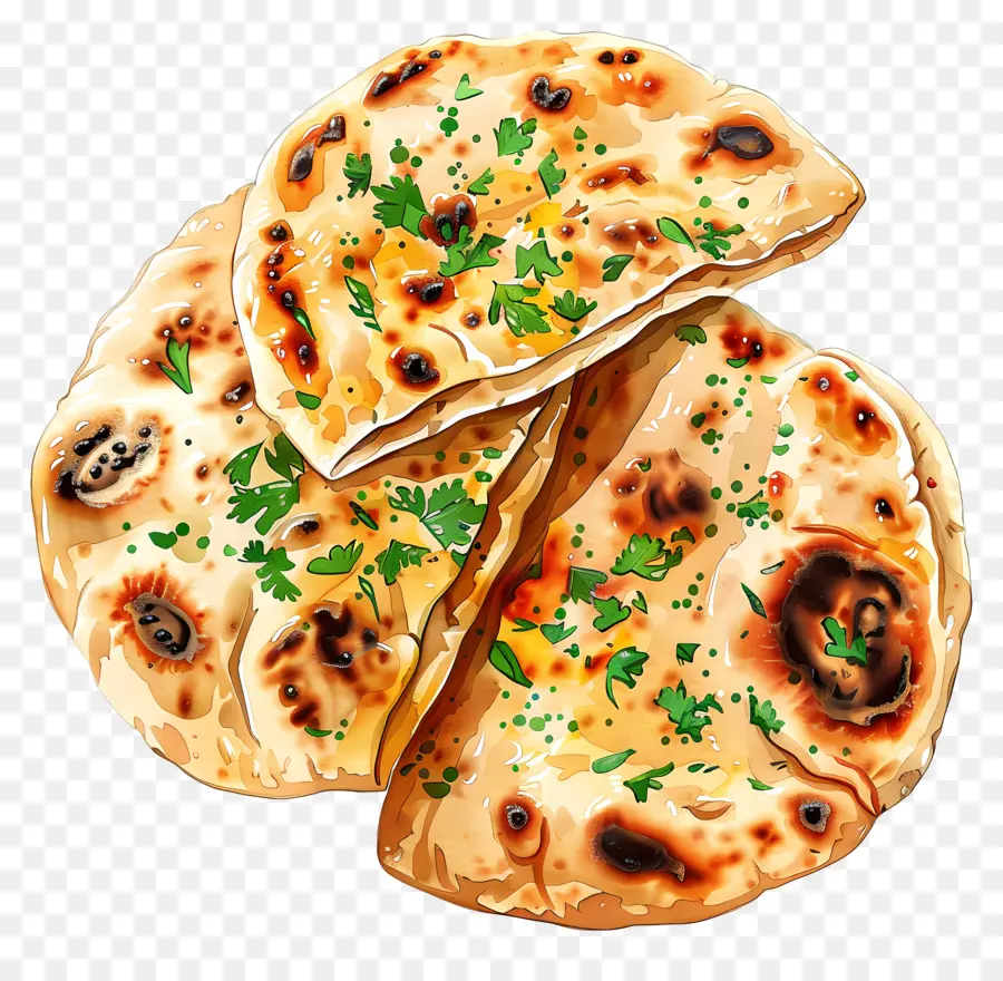 Naan，Roti Naan PNG