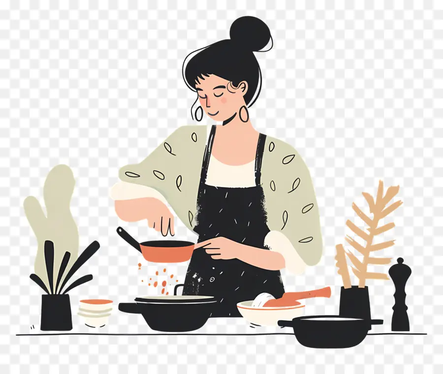 Wanita Memasak，Koki PNG