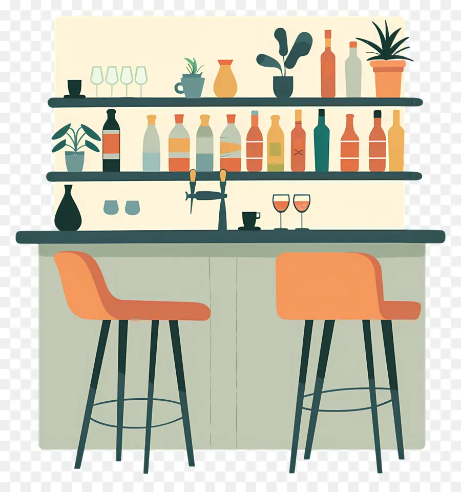 Bar Counter，Kursi PNG