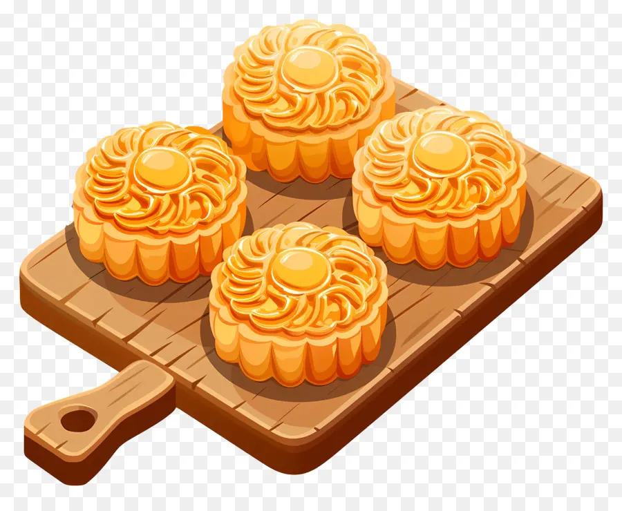 Mooncake，Cina Pastry PNG