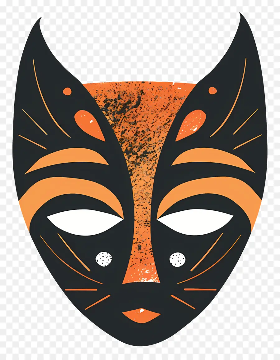 Halloween Masker，Kucing Masker PNG