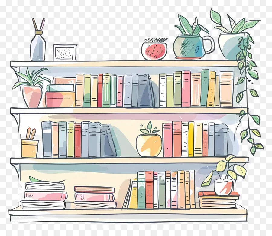 Perpustakaan，Buku PNG