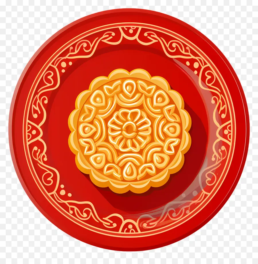 Mooncake，Plat Merah PNG