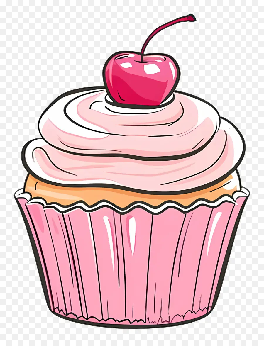 Cupcake，Merah Muda Cupcake PNG