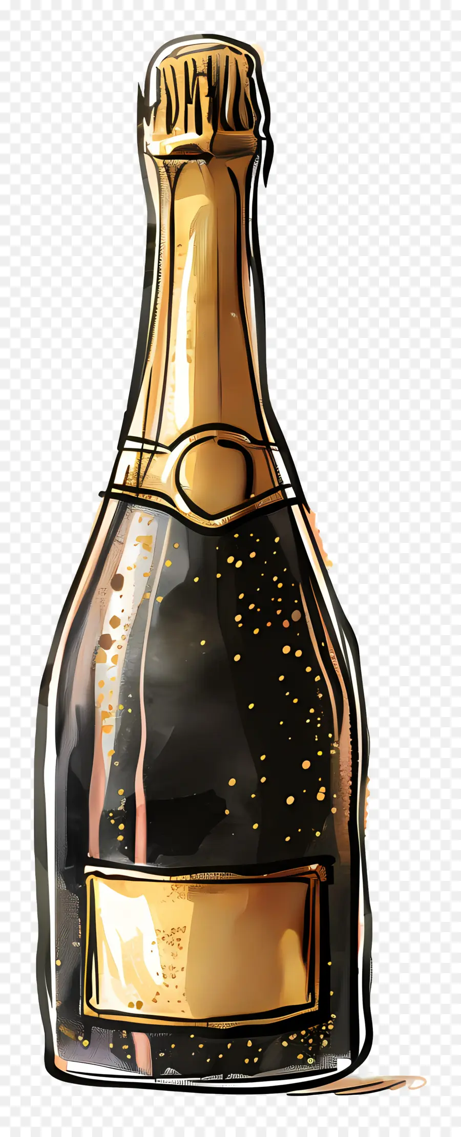 Sebotol Sampanye，Veuve Clicquot PNG