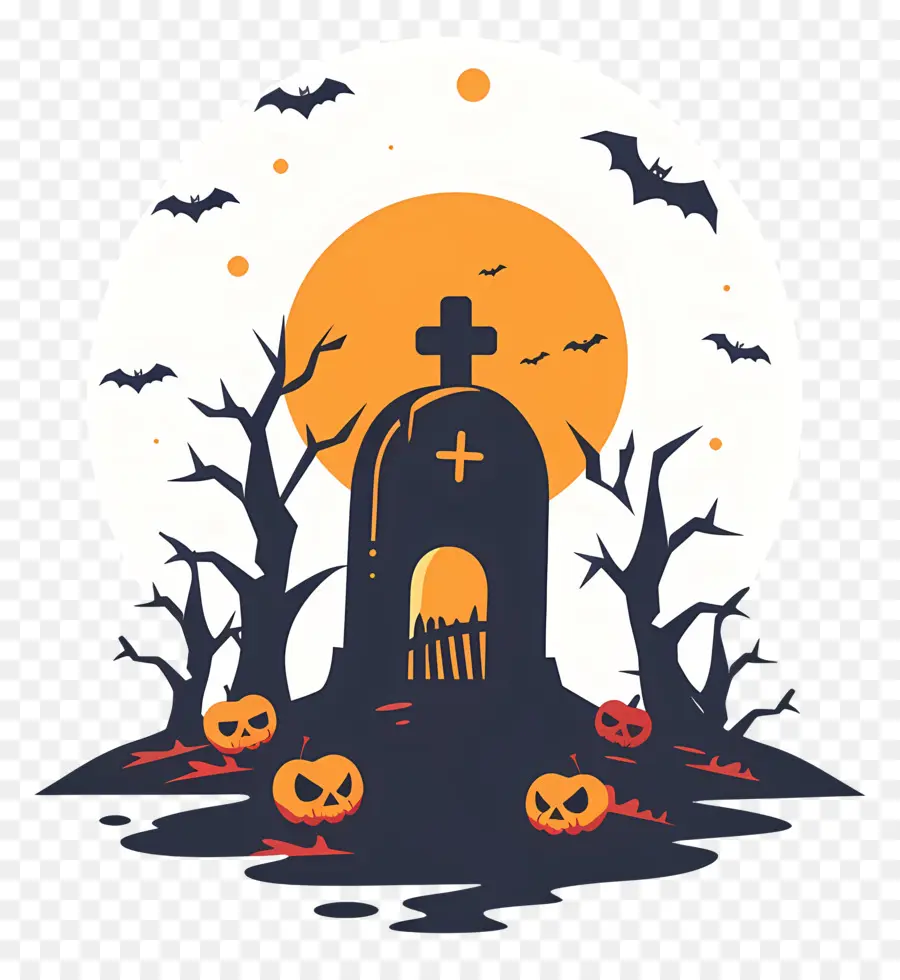 Makam Halloween，Kuburan Angker PNG