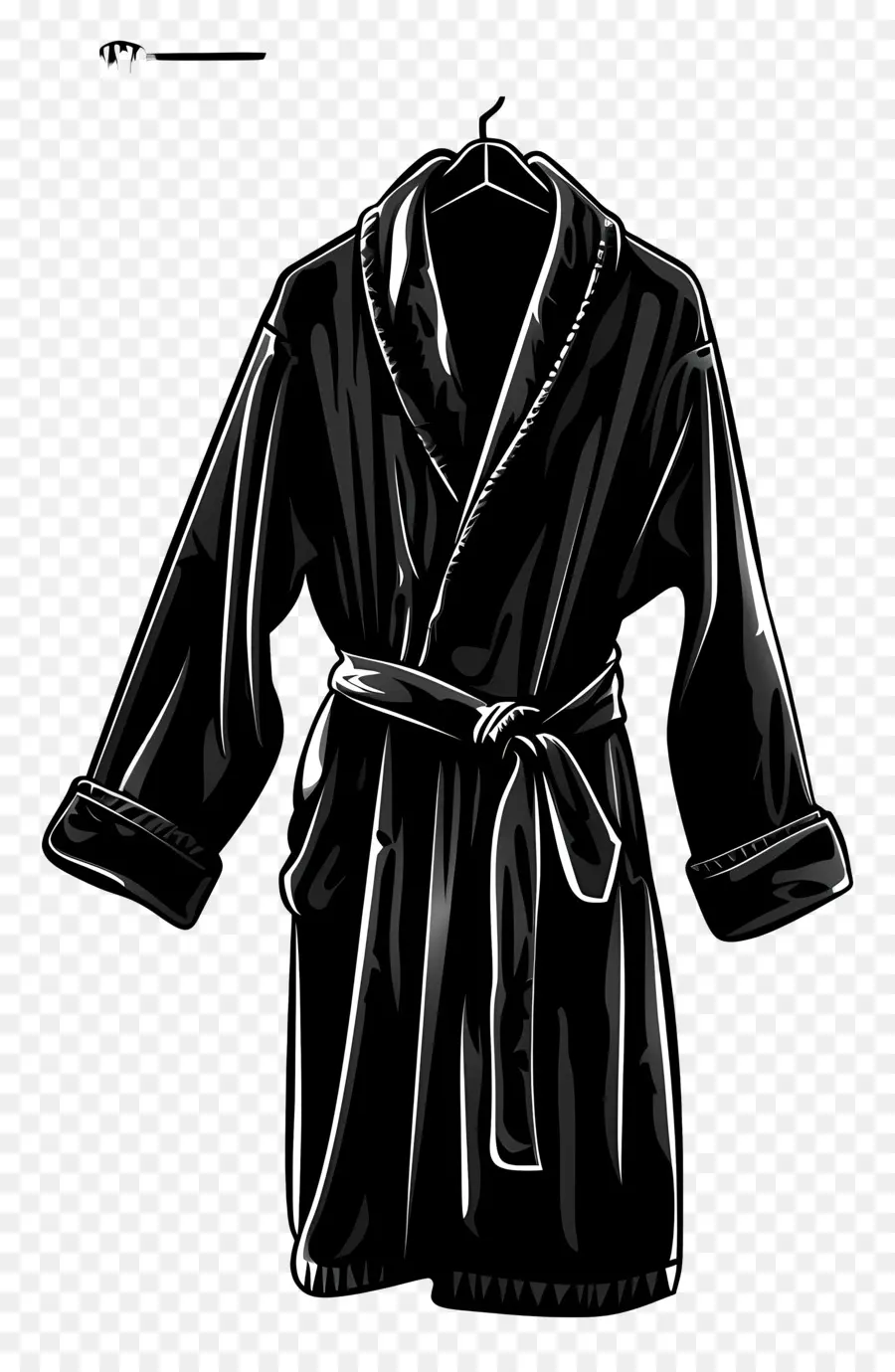 Jubah Mandi Di Gantungan，Jubah Sutra PNG