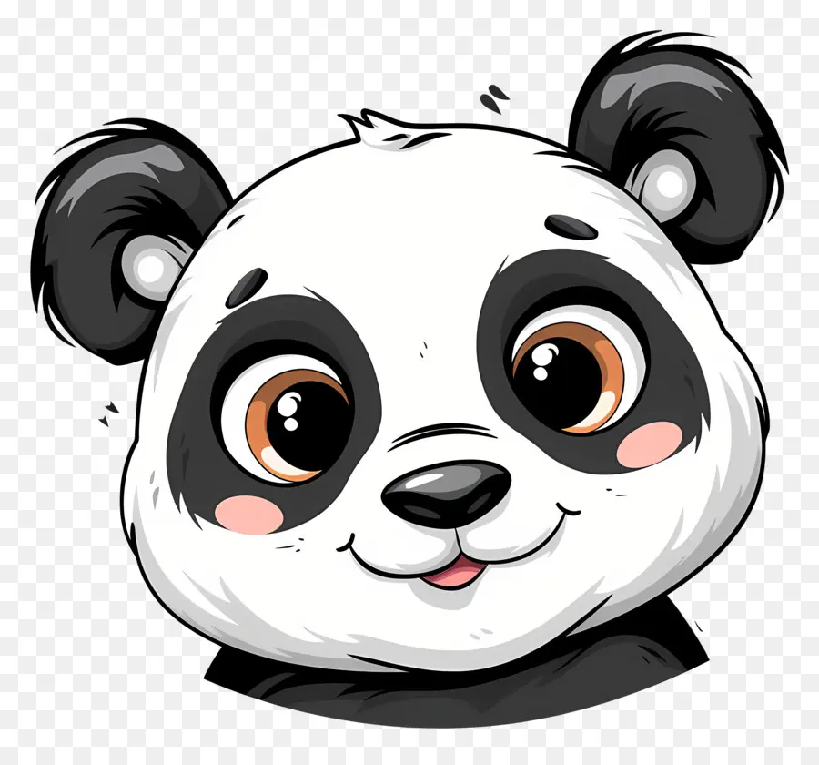 Wajah Panda Yang Lucu，Panda Bear PNG