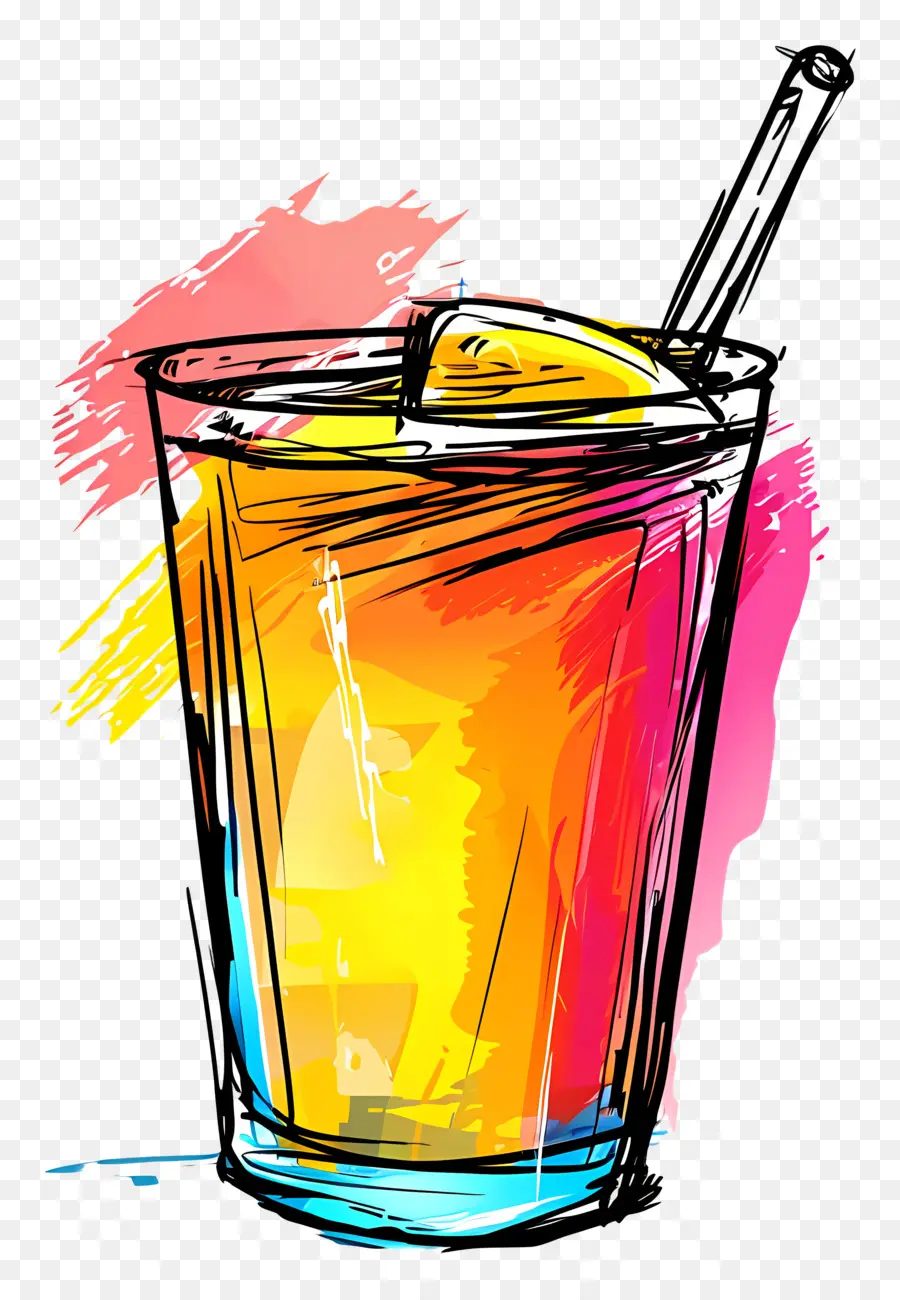 Minum，Minuman Berwarna  Warni PNG