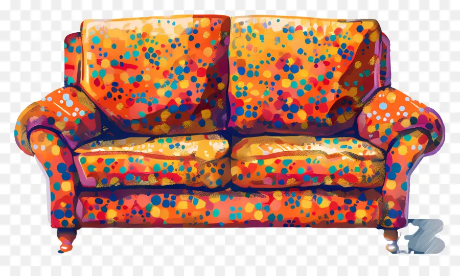 Sofa，Sofa Berwarna  Warni PNG