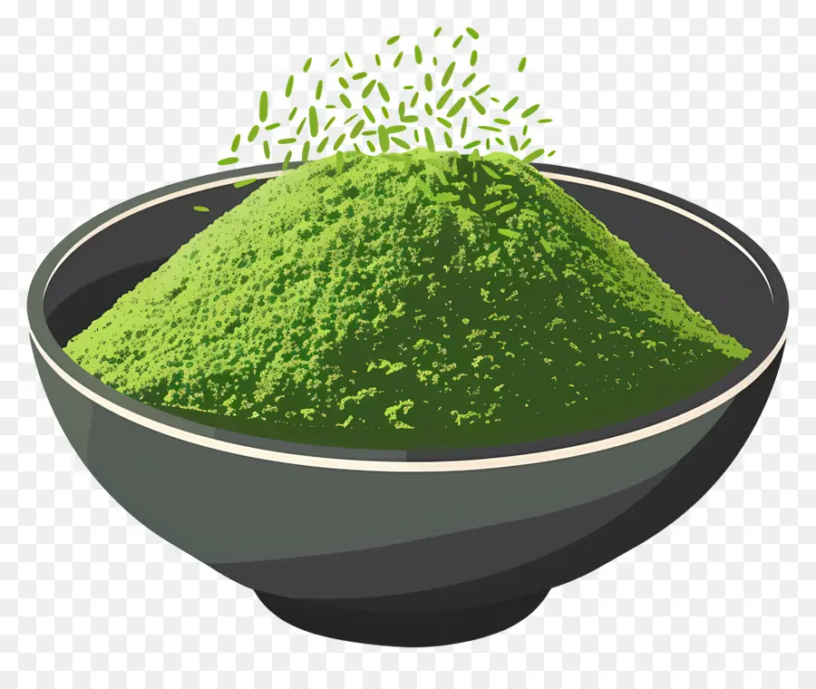 Matcha Bubuk，Matcha Teh Hijau PNG