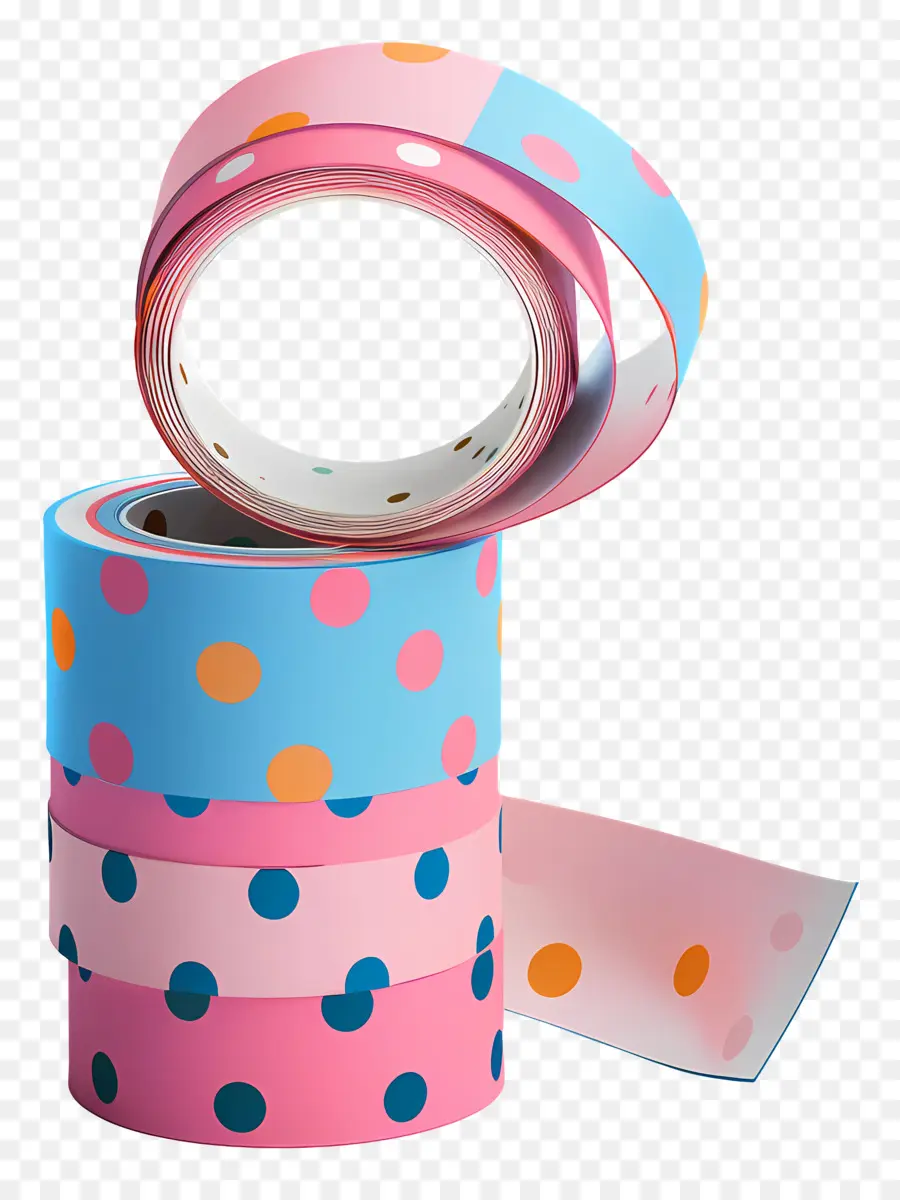 Kaset Kerajinan，Tape Dot Polka PNG